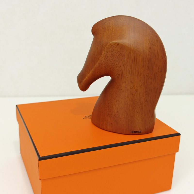 에르메스 말머리 나무칠기 장식품 001-277677