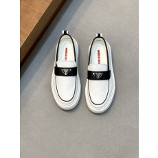 프라다 가죽 두꺼운 밑창 캐주얼 운동화 001-277854