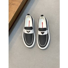 프라다 가죽 두꺼운 밑창 캐주얼 운동화 001-277855