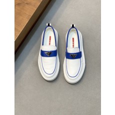 프라다 가죽 두꺼운 밑창 캐주얼 운동화 001-277856