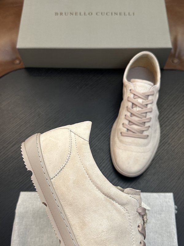 Brunello Cucinelli 스웨이드 고무 밑창 001-277862