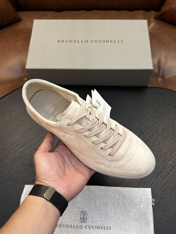 Brunello Cucinelli 스웨이드 고무 밑창 001-277862