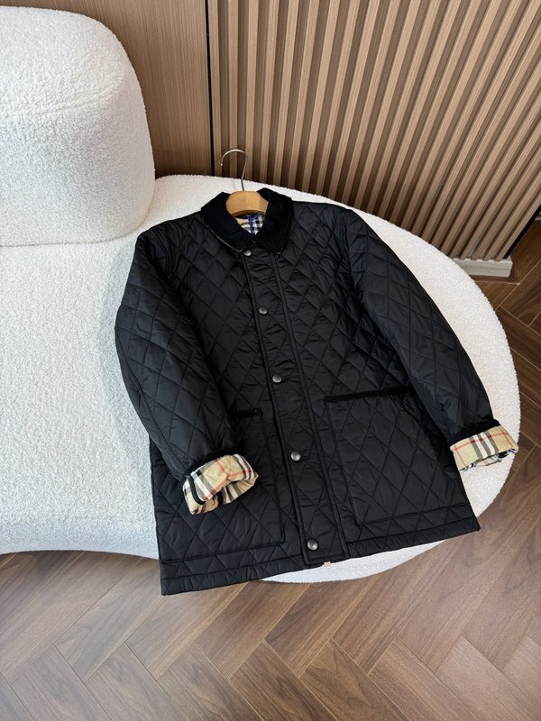 버버리 남성 퀼팅 나일론 바른 재킷 001-277933