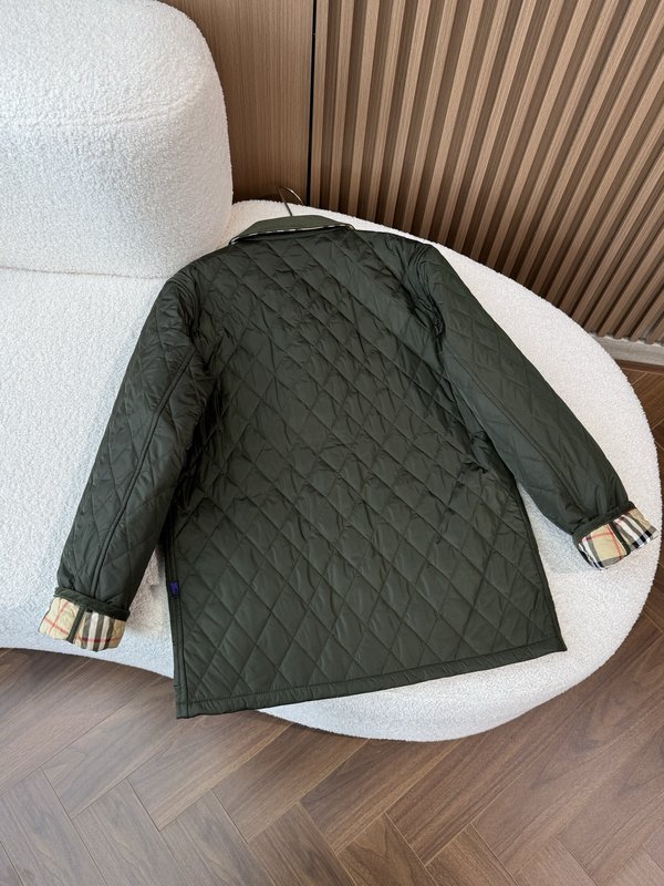 버버리 남성 퀼팅 나일론 곡창 재킷 001-277934