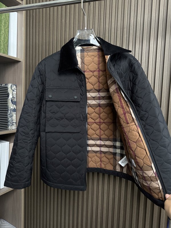 Burberry 남성 격자 무늬 패딩 자켓 (가을겨울) 001-277942