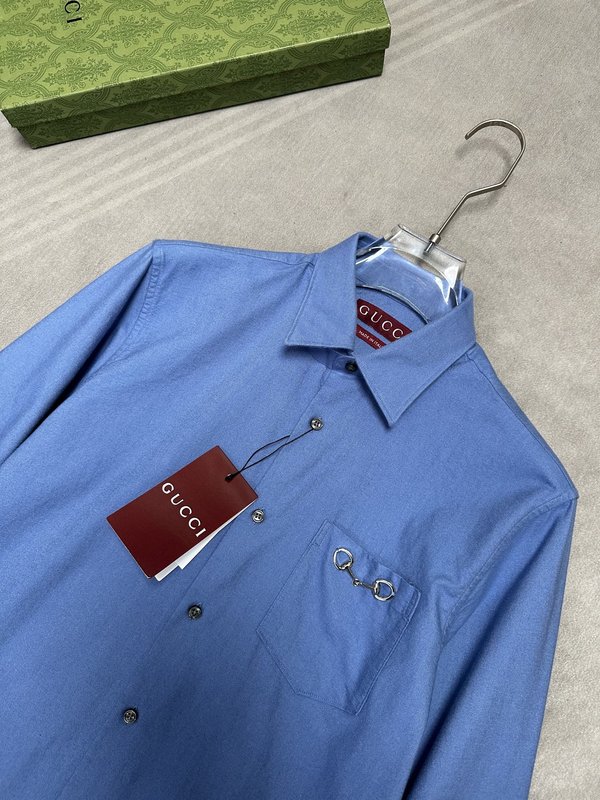 GUCCI 파일 셔츠 남성 가을겨울 001-277954