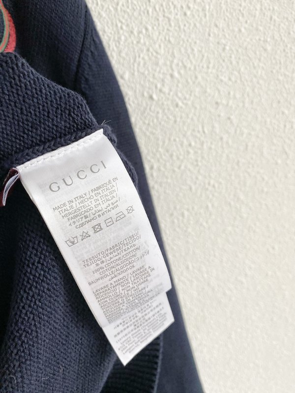 GUCCI 랜턴 자수 니트 가디건 001-277958
