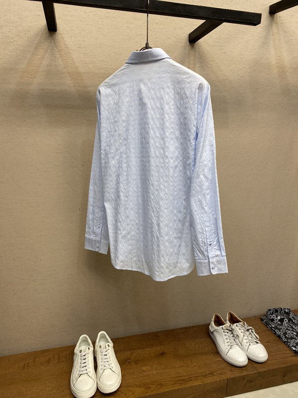 Gucc* 마편직물 코튼 셔츠 001-277963