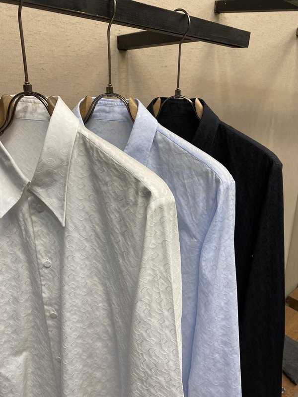 Gucci 신상 마구 걸쇠 자카드 면 셔츠 001-277964