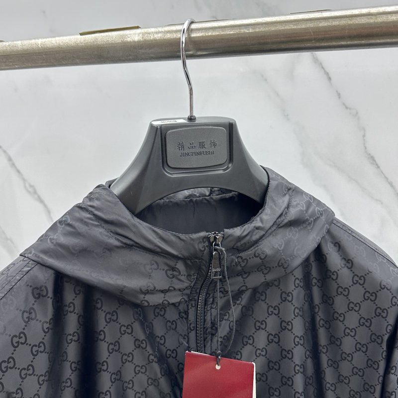 Gucci 자카드 후드 집업 재킷 001-277988