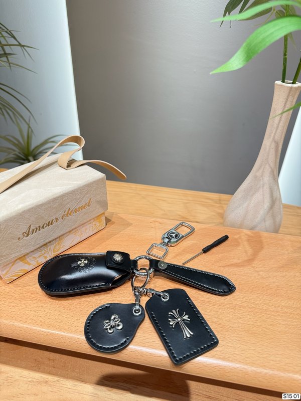 블랙 가죽 키홀더 세트 001-278008