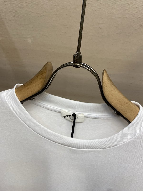Celine 자수 긴팔 티셔츠 001-278170