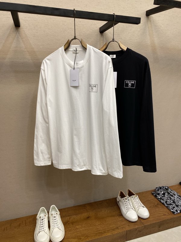 셀린 심플 롱슬리브 티셔츠 화이트 001-278177
