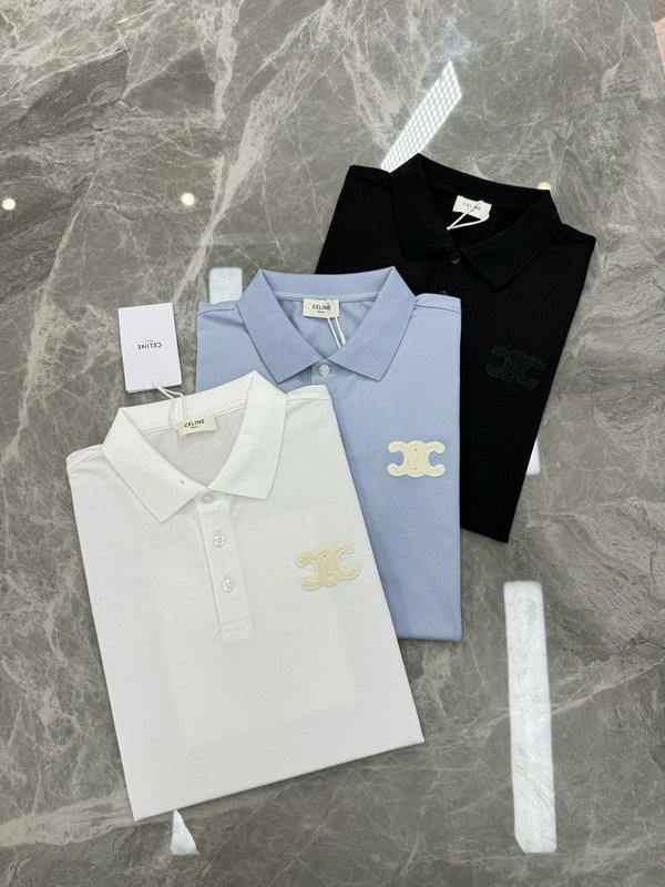 CELINE 남성 캐주얼 폴로 셔츠 001-278180