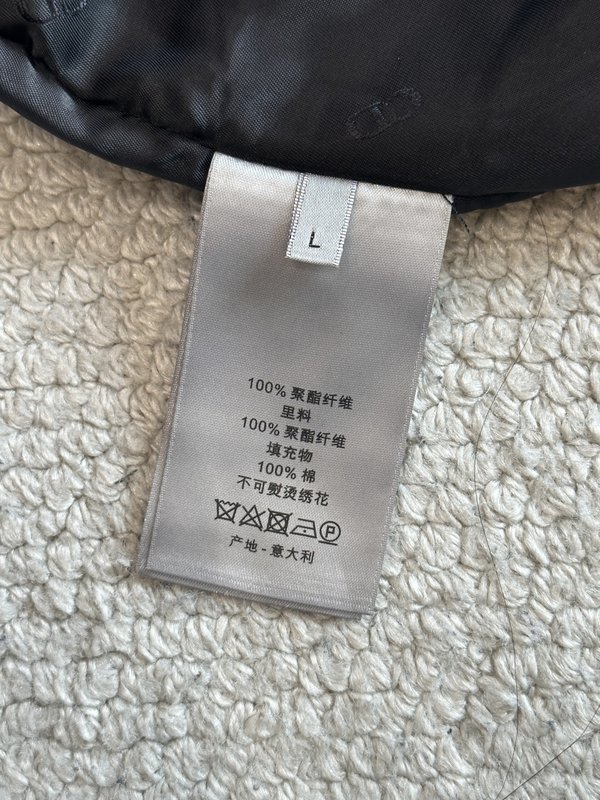 디올 딥블루 스탠드칼라 자켓 패딩 001-278232