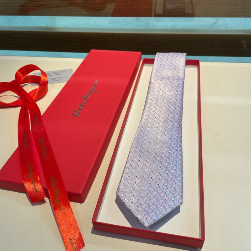 페라가모 남성용 실크 넥타이 001-278303