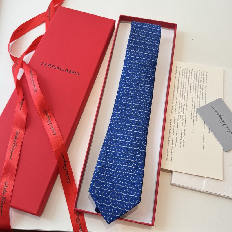Salvatore Ferragamo 남성용 신상 실크 001-278343