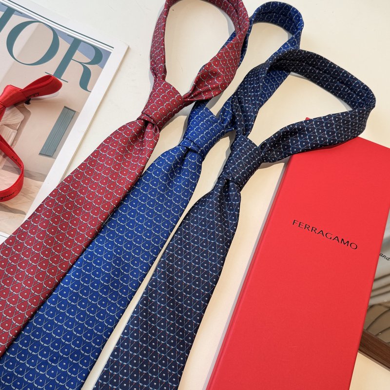 Salvatore Ferragamo 남성용 신상 실크 001-278343