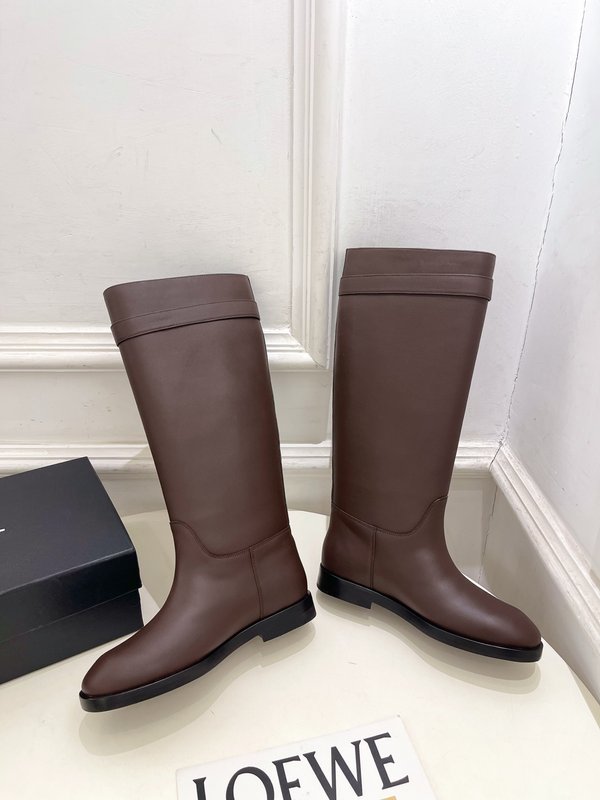 샤넬 더블 C 메탈 버클 라이더 부츠 001-278349
