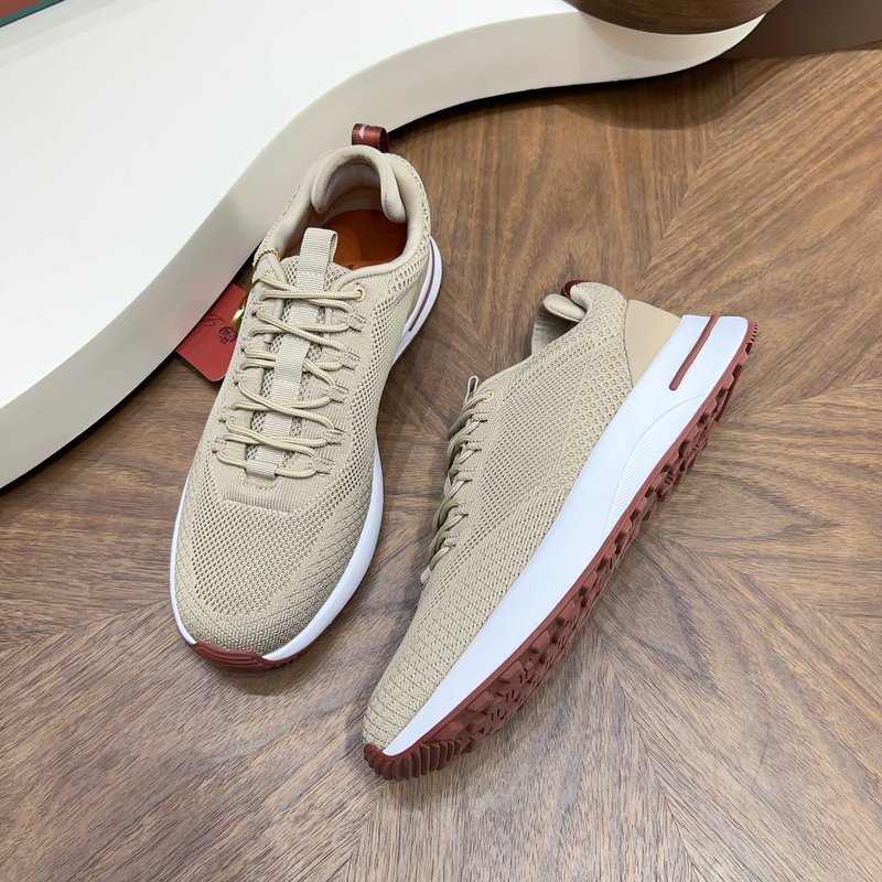 Loro Piana 가죽 캐주얼 운동화 남성 001-278384