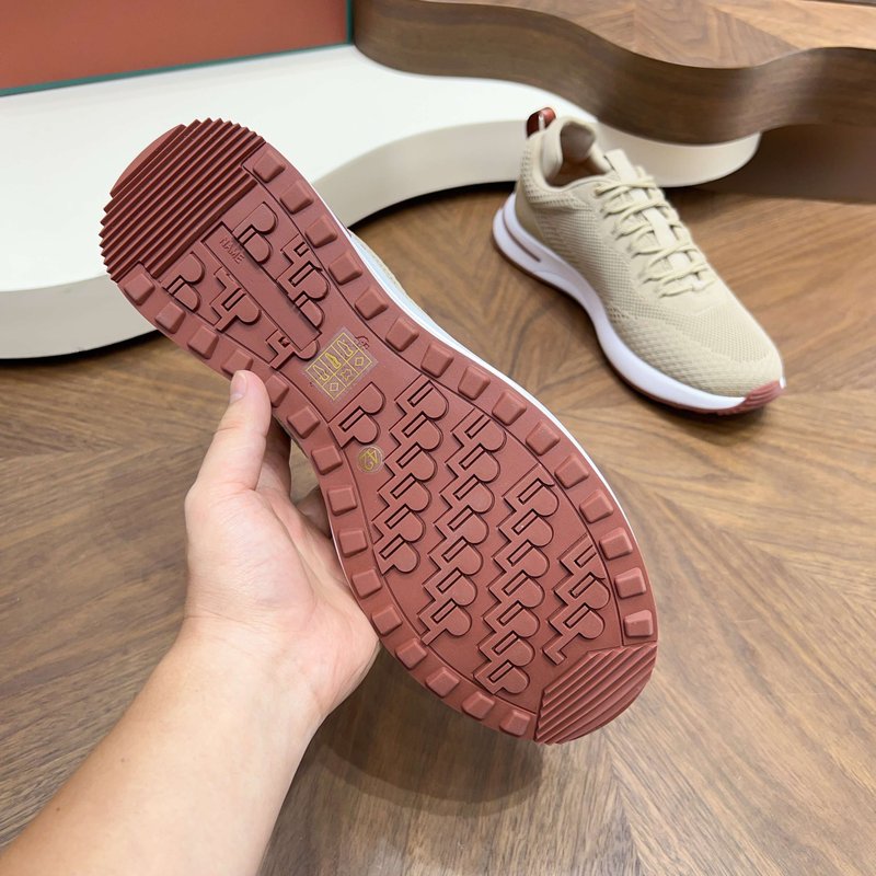 Loro Piana 가죽 캐주얼 운동화 남성 001-278384