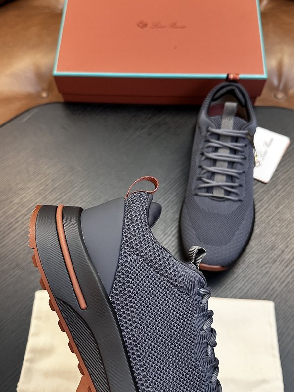 Loro Piana 검정색 니트 운동화 001-278399