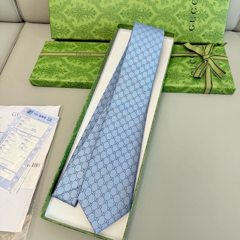 구찌 더블 G 모노그램 실크 넥타이 001-278444