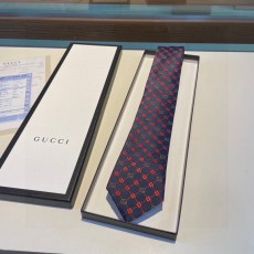 GUCCI GG 로고 프린트 실크 넥타이 001-278455