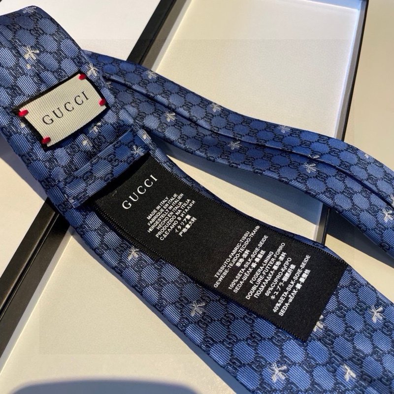 GUCCI 꿀벌 프린트 넥타이 001-278458
