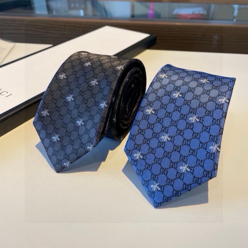 GUCCI 꿀벌 프린트 넥타이 001-278458