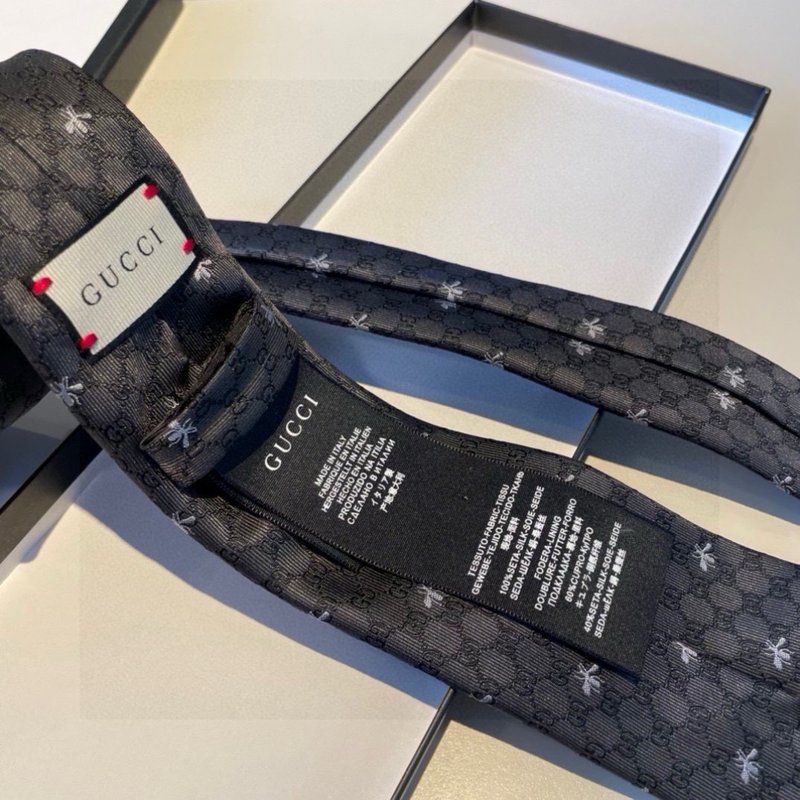 GUCCI 꿀벌 프린트 넥타이 001-278458