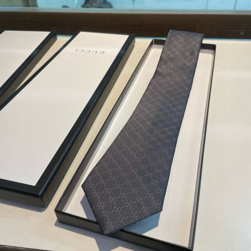 Gucci GG 로고 프린트 실크 넥타이 001-278466