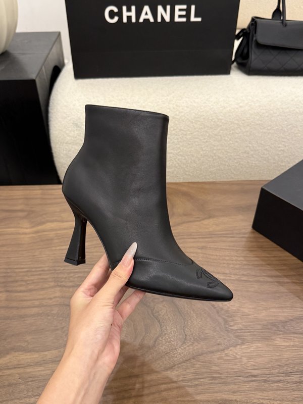 샤넬 여성 하이힐 블랙 9cm 001-278625