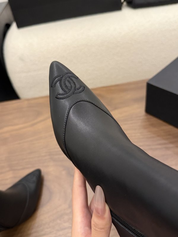 샤넬 여성 하이힐 블랙 9cm 001-278625
