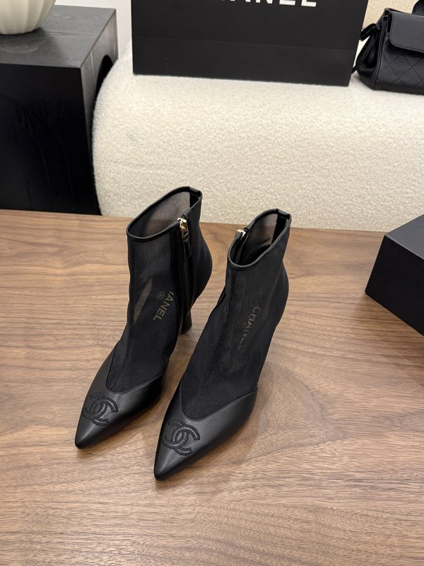 소가죽 메쉬 하이힐 9cm 001-278628
