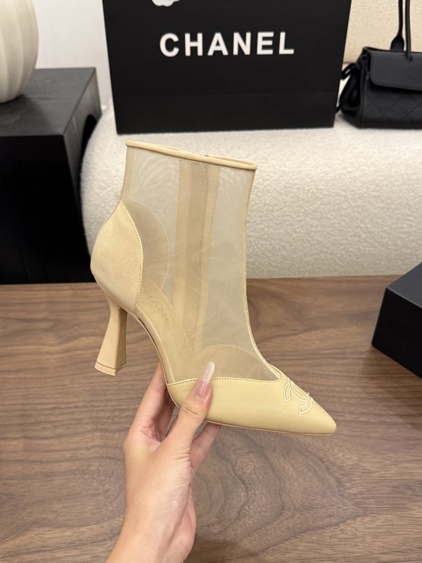 소가죽 메쉬 하이힐 9cm 001-278630