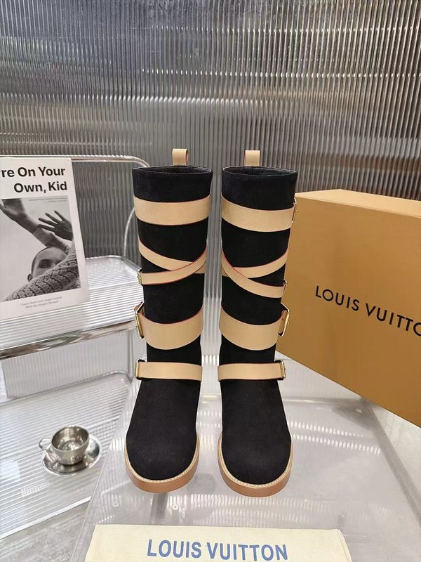 LV 빈티지 레이스업 하이 부츠 001-278734