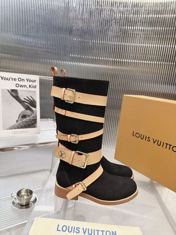 LV 빈티지 레이스업 하이 부츠 001-278734