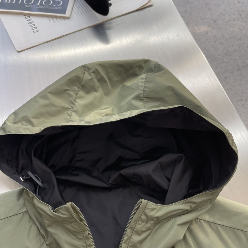 프라다 Re-Nylon 단색 양면 루즈핏 재킷 001-278765