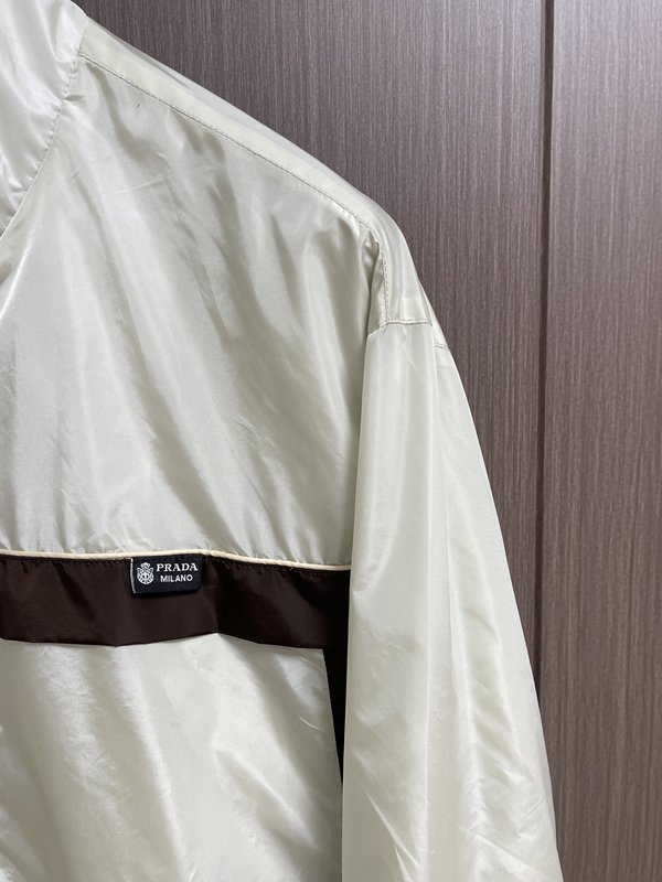 Prada 흑백 패치워크 윈드브레이커 001-278766
