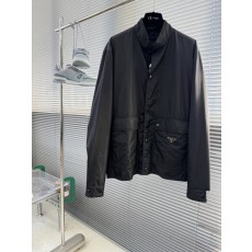 프라다 리사이클 나일론 스냅 버튼 자켓 001-278781