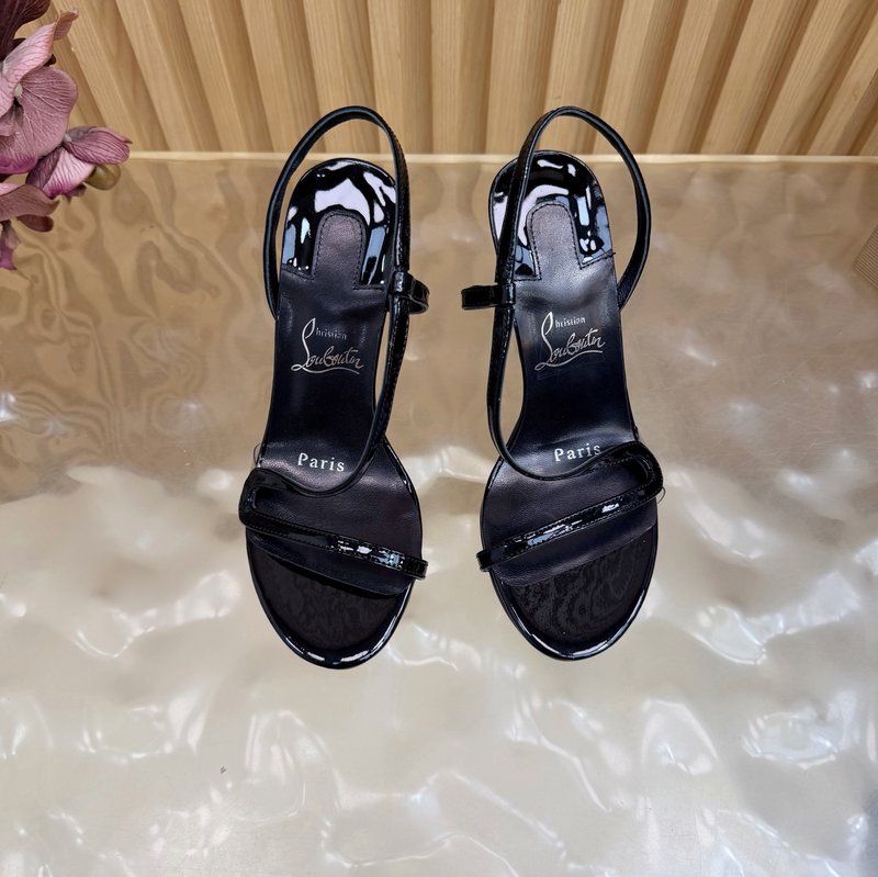 Christian Louboutin 레드솔 하이힐 샌들 001-278835