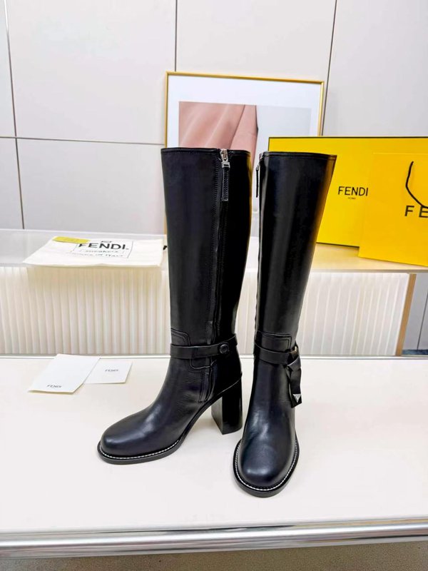 FENDI 뉴 스타일 가죽 부츠 001-278895