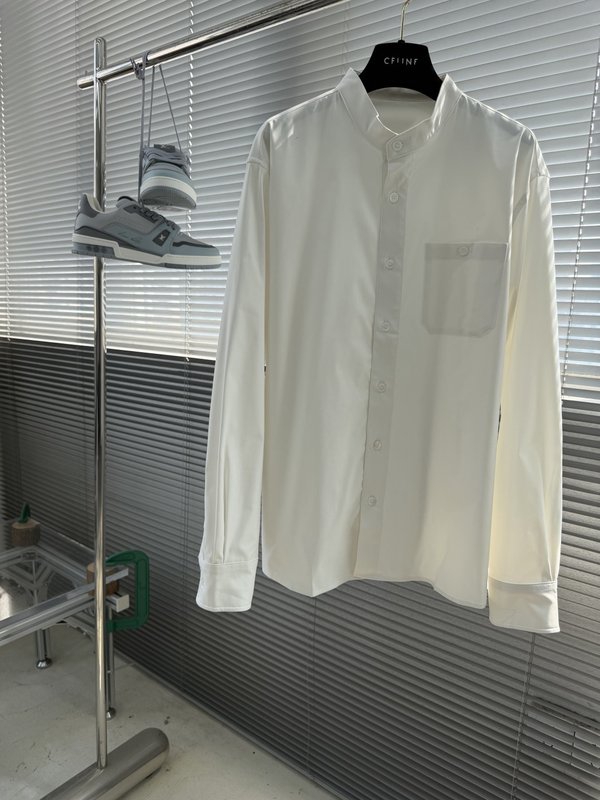 Prada 2026 신상 롱슬리브 셔츠 루즈핏 스탠드칼 001-278943