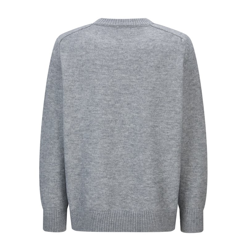 Celine 개선문 자수 니트 (그레이) 001-278956