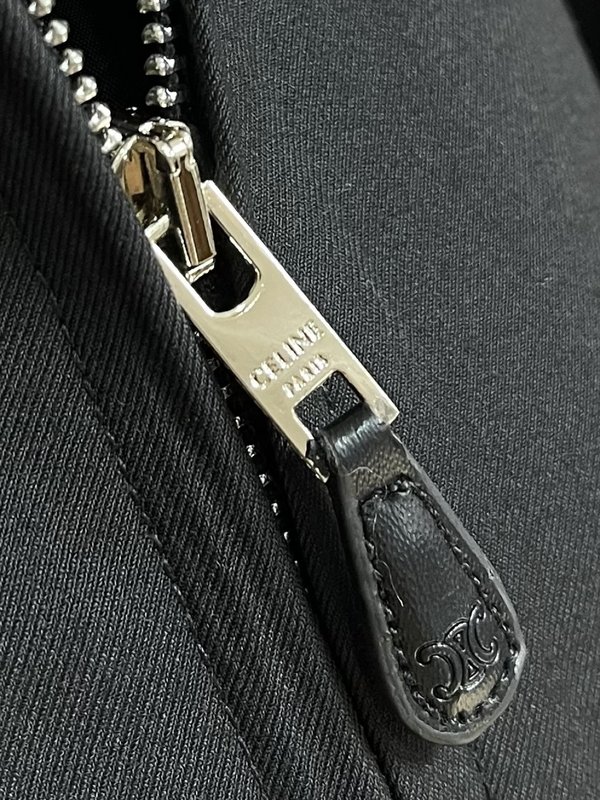 Celin* 자수 개선문 지퍼 재킷 001-278970