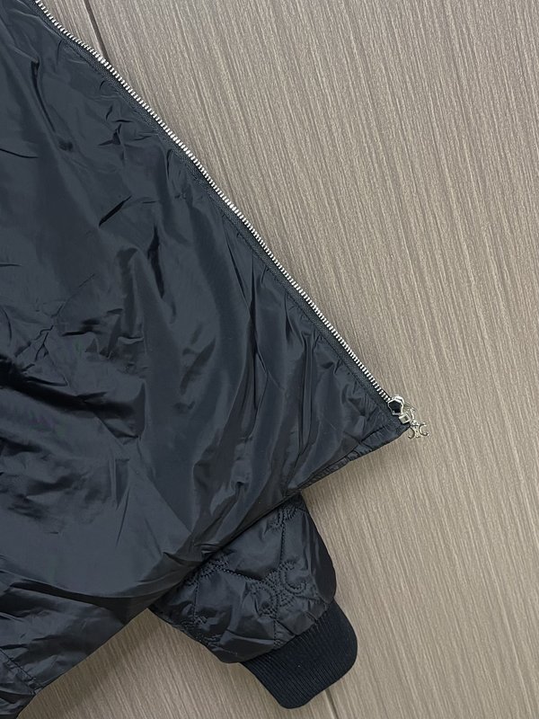 셀린 풀 프린트 퀼팅 자수 개선문 자켓 001-278980