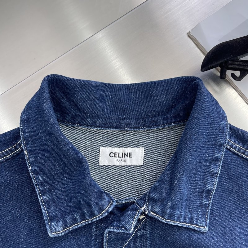 Celin Paris 패치 데님 자켓 001-278981