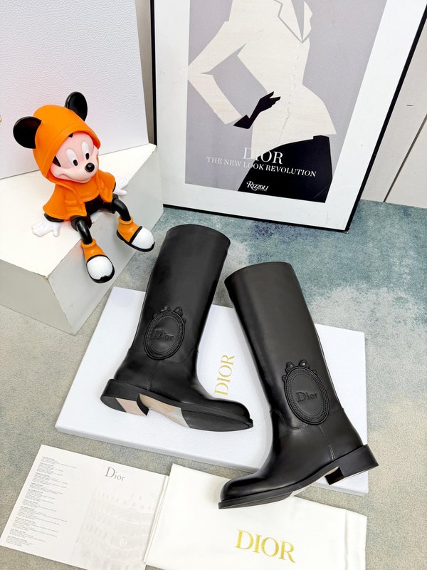 디올 레트로 영국풍 라이더 부츠 001-278989