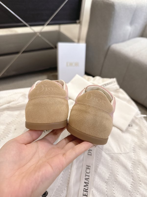 Dior Ribbon 자수 스니커즈 레트로 트레이닝화 001-279032